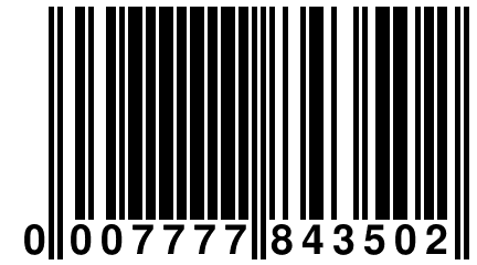 0 007777 843502