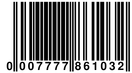 0 007777 861032