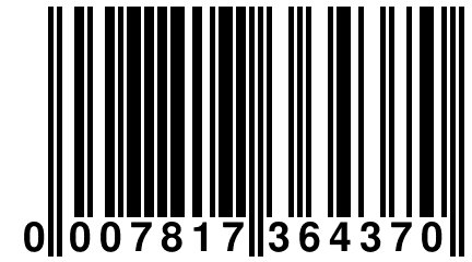 0 007817 364370