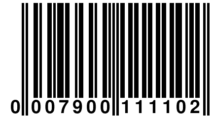 0 007900 111102