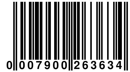 0 007900 263634