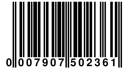 0 007907 502361