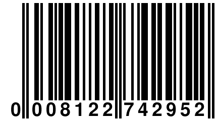 0 008122 742952