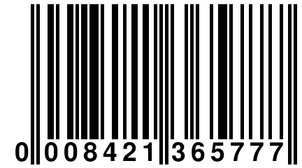 0 008421 365777