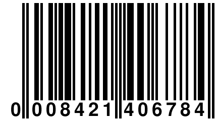 0 008421 406784