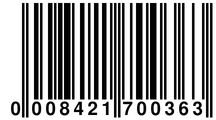 0 008421 700363