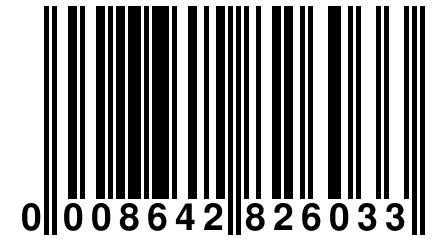 0 008642 826033