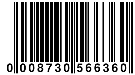 0 008730 566360