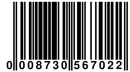 0 008730 567022