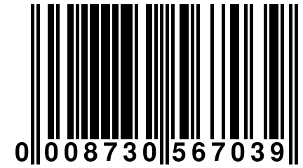 0 008730 567039