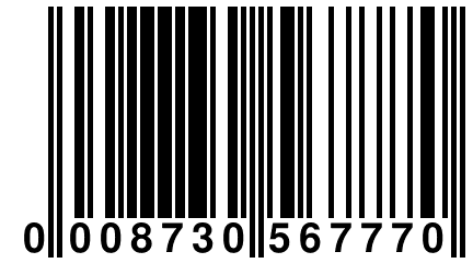 0 008730 567770