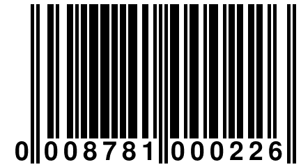 0 008781 000226