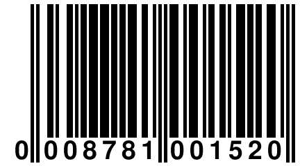 0 008781 001520