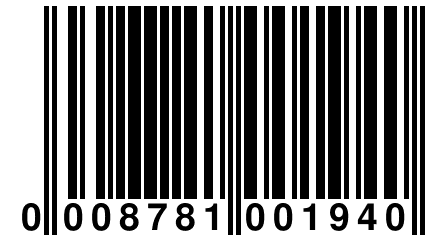 0 008781 001940