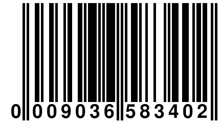 0 009036 583402