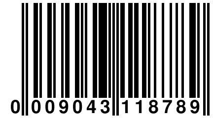 0 009043 118789