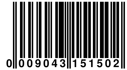 0 009043 151502