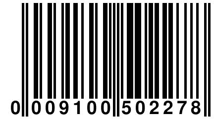 0 009100 502278