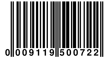 0 009119 500722