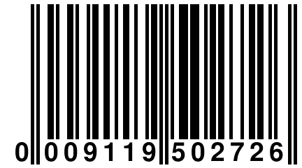 0 009119 502726