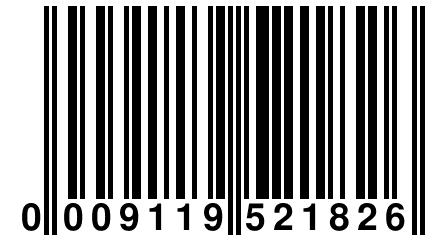 0 009119 521826