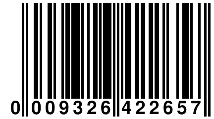 0 009326 422657