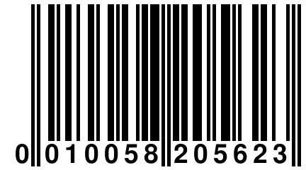 0 010058 205623