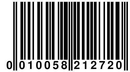 0 010058 212720