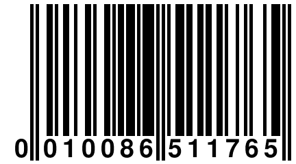 0 010086 511765