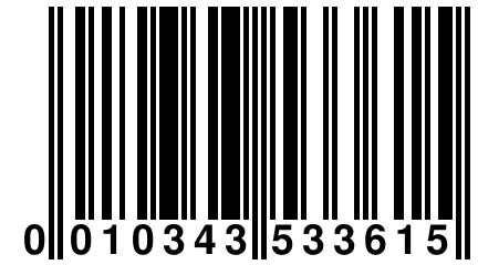 0 010343 533615