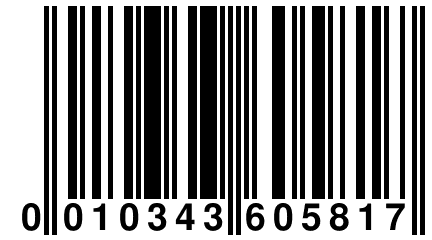 0 010343 605817