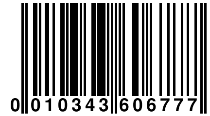 0 010343 606777