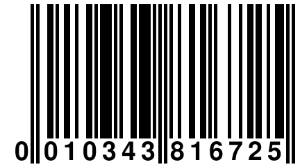 0 010343 816725