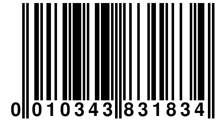 0 010343 831834