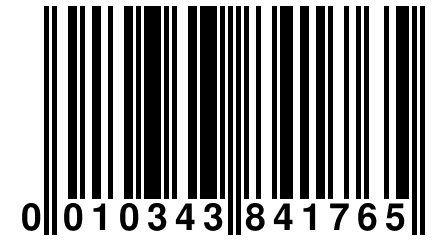 0 010343 841765