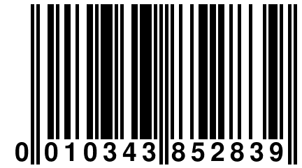 0 010343 852839