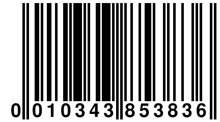 0 010343 853836