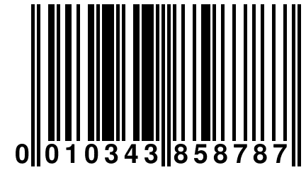 0 010343 858787