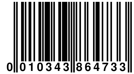 0 010343 864733