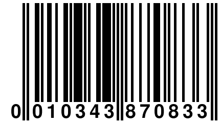 0 010343 870833