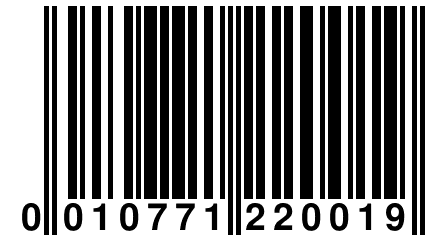 0 010771 220019