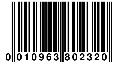 0 010963 802320