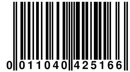 0 011040 425166