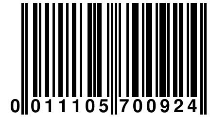 0 011105 700924