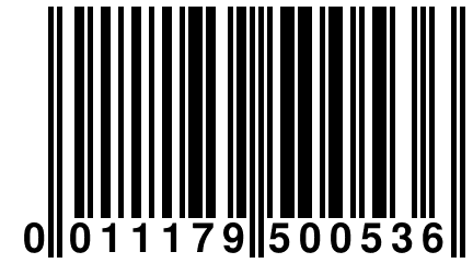 0 011179 500536