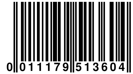 0 011179 513604