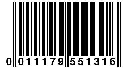 0 011179 551316