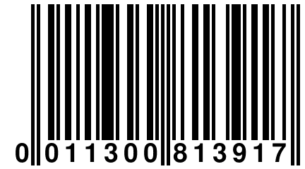 0 011300 813917