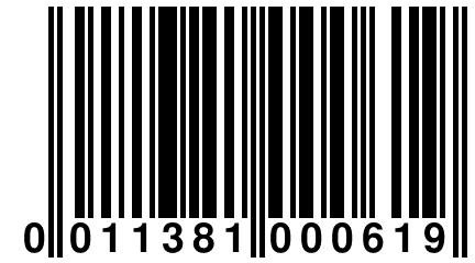 0 011381 000619