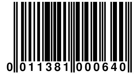 0 011381 000640